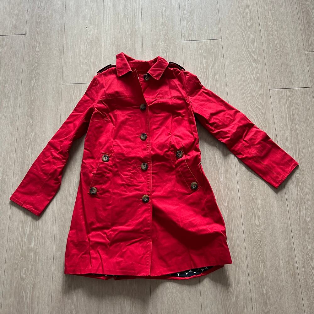 Boden Flawed Jacket Womens 8 Regular Red